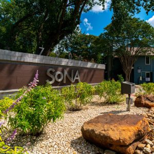 SoNA Apartments Sign