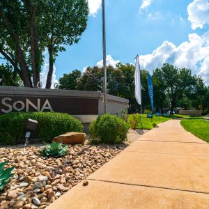 SoNA apartments main sign